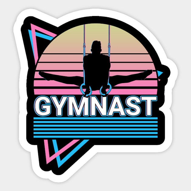 Gymnastics Gymnast Retro Sticker by Alex21